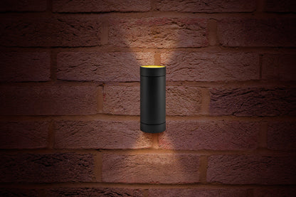 OUTDOOR DECORATIVE WALL LIGHT VERSARI IP54 2 * GU10 UP AND DOWN LIGHT DARK GREY INTEGRAL - ILDEB033