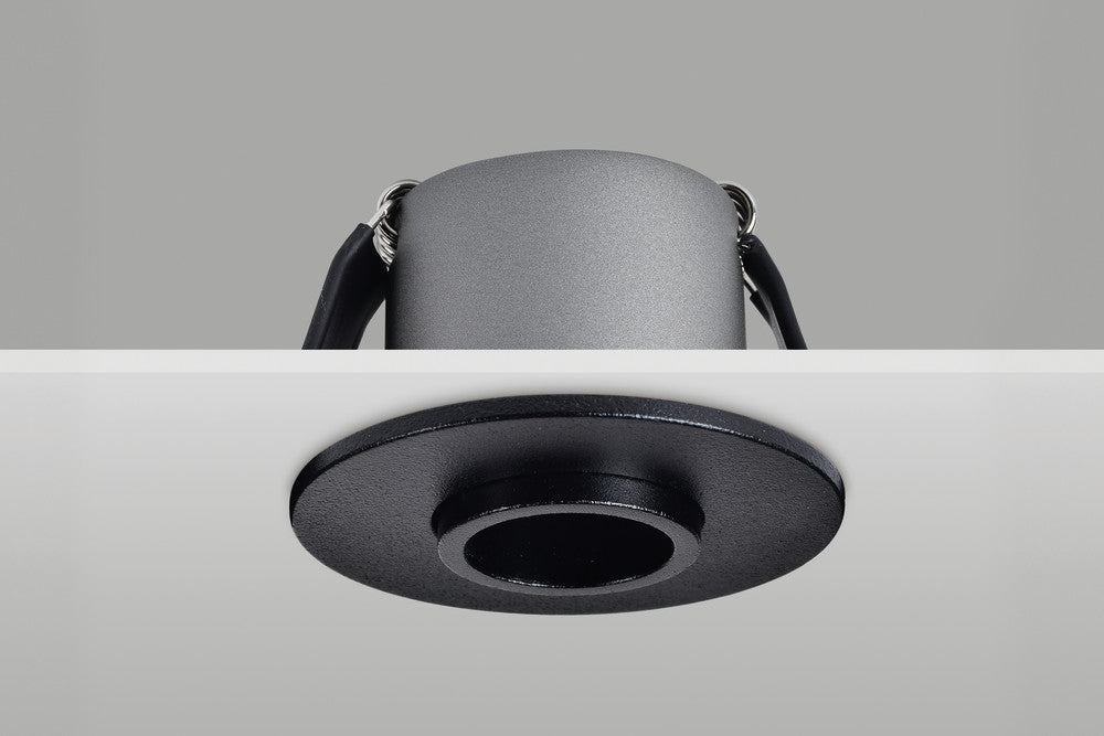 MINI DOWNLIGHT 35MM CUTOUT 3.3W 160LM 48LM/W 4000K 15 BEAM NON-DIM FINISH-A BLACK INTEGRAL - ILDL35J004