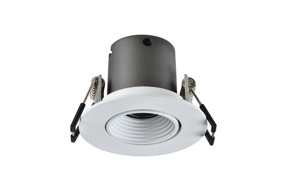 MINI TILTABLE DOWNLIGHT 50MM CUTOUT 3.3W 170LM 52LM/W 4000K 15 BEAM NON-DIM FINISH-F WHITE INTEGRAL - ILDL50J007