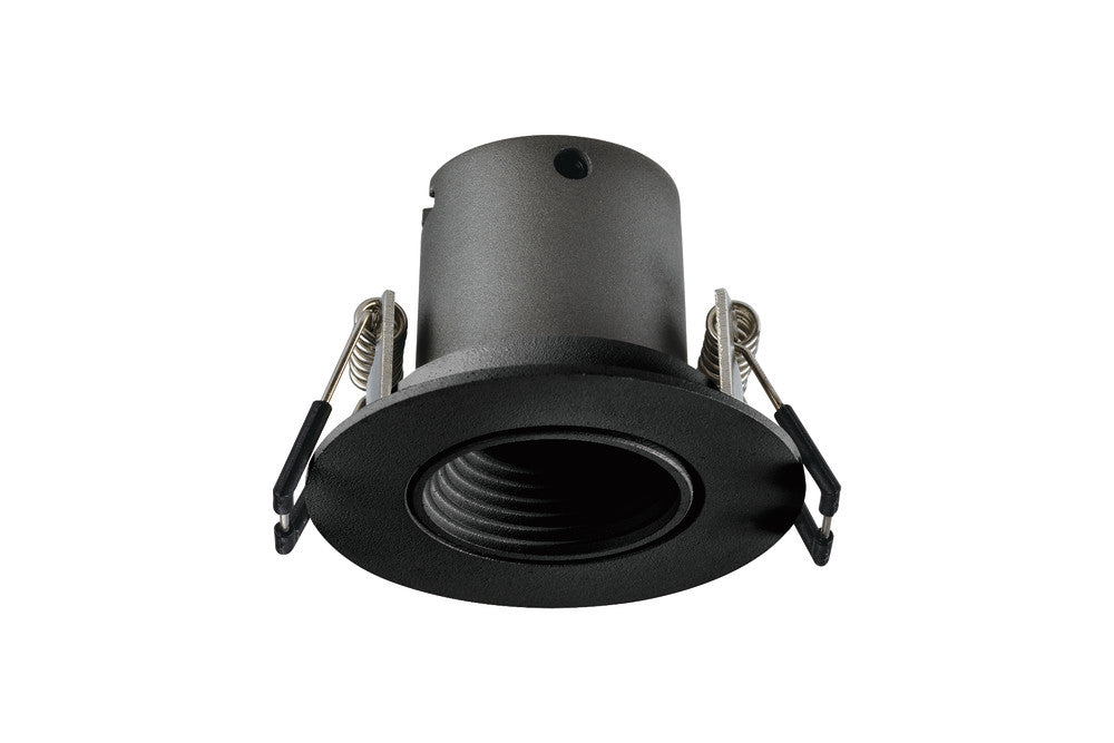 MINI TILTABLE DOWNLIGHT 50MM CUTOUT 3.3W 170LM 52LM/W 4000K 15 BEAM NON-DIM FINISH-F BLACK INTEGRAL - ILDL50J008