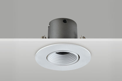 MINI TILTABLE DOWNLIGHT 50MM CUTOUT 3.3W 170LM 52LM/W 4000K 15 BEAM NON-DIM FINISH-F WHITE INTEGRAL - ILDL50J007