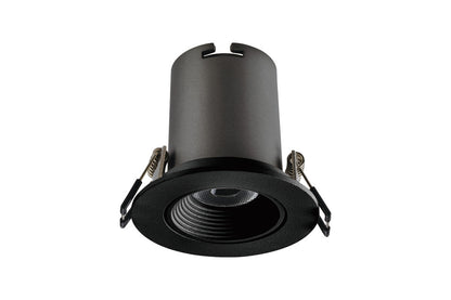 HI-BRITE TILTABLE DOWNLIGHT 60MM CUTOUT 9W 715LM 82LM/W 3000K 30 BEAM NON-DIMM FINISH-F BLACK INTEGRAL - ILDL60K010