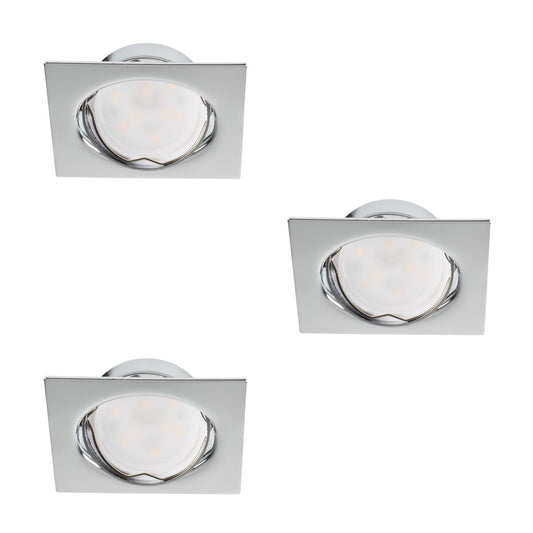 A set of recessed downlights with a light source (included) TRIBIS II