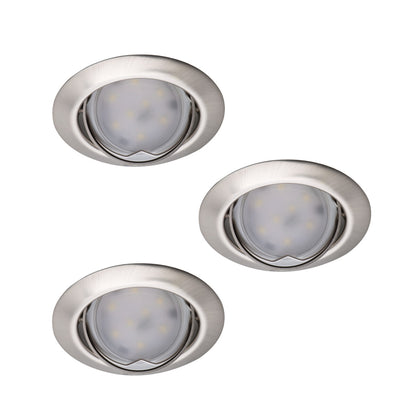 A set of recessed downlights with a light source (included) TRIBIS II