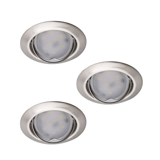 A set of recessed downlights with a light source (included) TRIBIS II