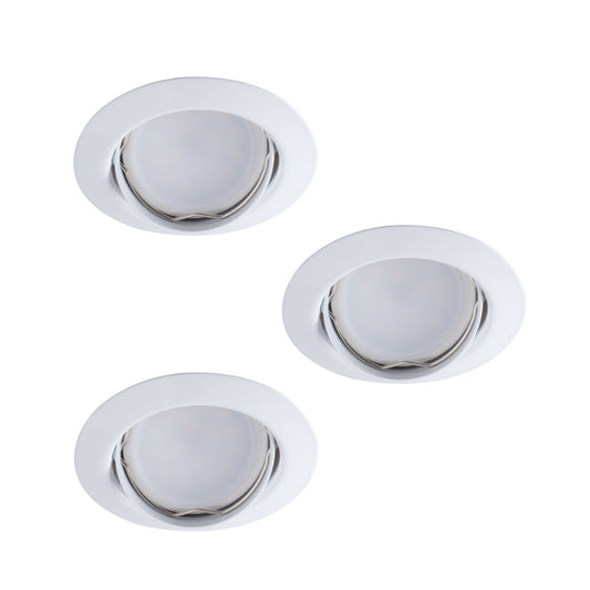 A set of recessed downlights with a light source (included) TRIBIS II
