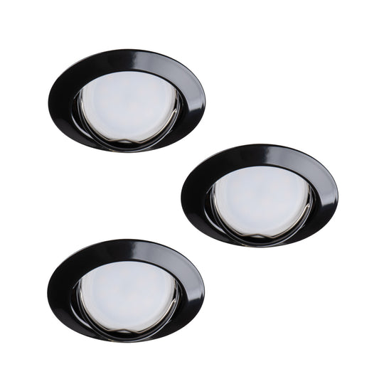 A set of recessed downlights with a light source (included) TRIBIS II