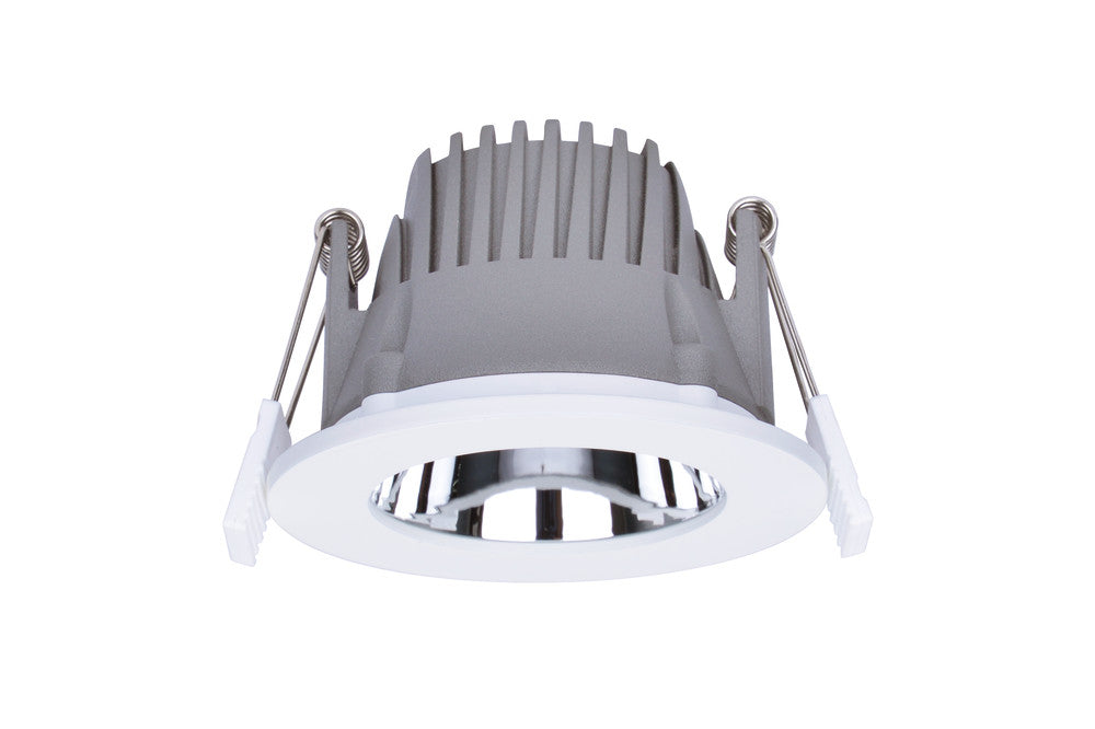 RECESS PRO DOWNLIGHT 75MM CUTOUT 6W 540LM 90LM/W 3000K 60 BEAM IP44 NON-DIMM WHITE - ILDL75H001
