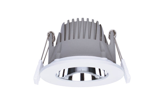 RECESS PRO DOWNLIGHT 75MM CUTOUT 6W 540LM 90LM/W 3000K 60 BEAM IP44 NON-DIMM WHITE - ILDL75H001