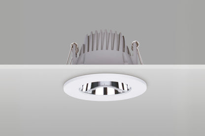 RECESS PRO DOWNLIGHT 75MM CUTOUT 6W 600LM 100LM/W 4000K 60 BEAM IP44 NON-DIMM WHITE - ILDL75H002