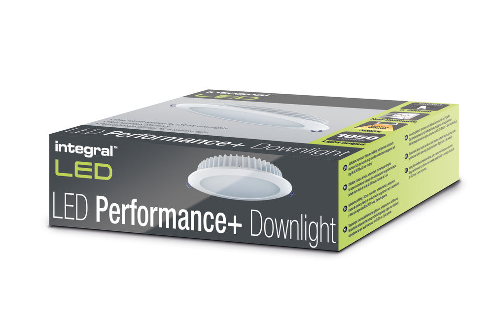 PERFORMANCE+ DOWNLIGHT 200MM CUTOUT 1050LM 12W 3000K NON-DIMM 88LM/W IP54 WHITE - ILDL200F003