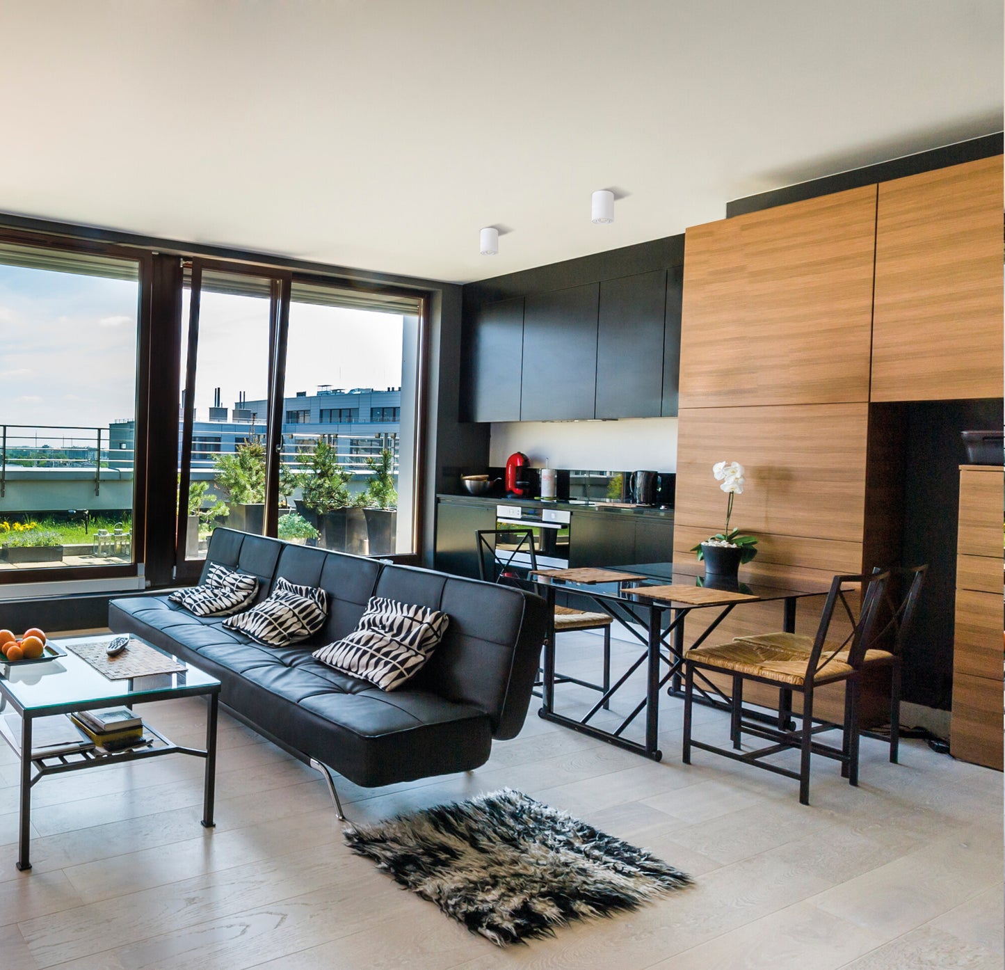 Ceiling-mounted spotlight fitting BORD XS