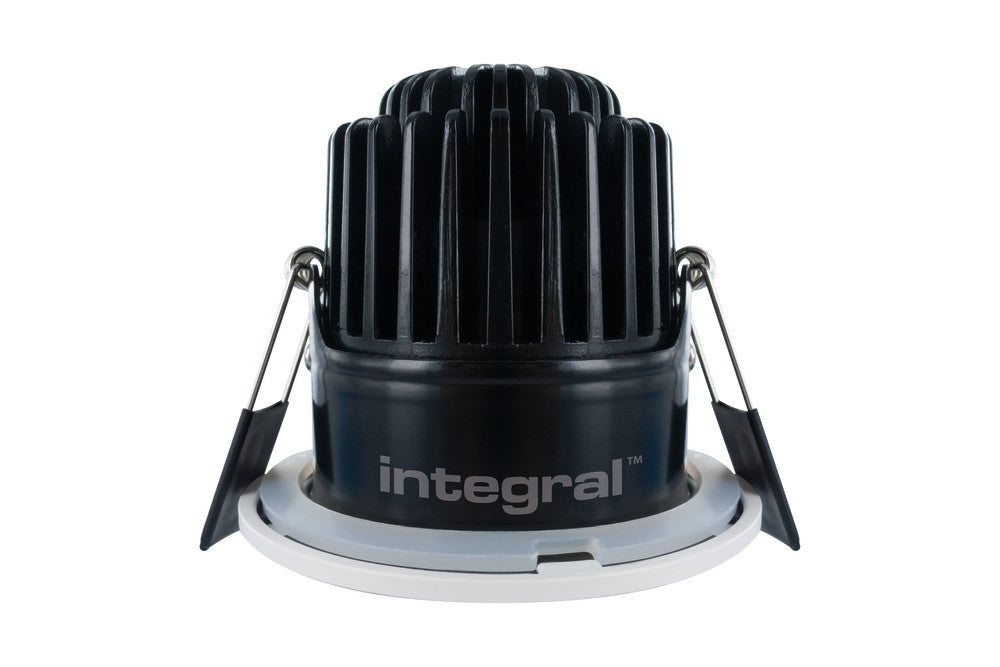 LUXFIRE FIRE RATED DOWNLIGHT 70MM CUTOUT IP65 410LM 6W 3000K 36 BEAM DIMMABLE 68LM/W WHITE INTEGRAL - ILDLFR70A001