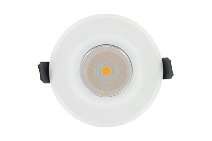 LUXFIRE FIRE RATED DOWNLIGHT 70MM CUTOUT IP65 700LM 9W 3000K 36 BEAM DIMMABLE 78LM/W WHITE INTEGRAL - ILDLFR70A005