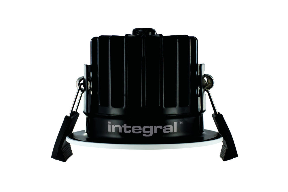LOW-PROFILE FIRE RATED DOWNLIGHT 70-75MM CUTOUT IP65 520LM 6W 4000K 38 BEAM NON-DIMM 86LM/W WHITE INTEGRAL - ILDLFR70B004
