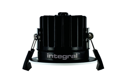 LOW-PROFILE FIRE RATED DOWNLIGHT 70-75MM CUTOUT IP65 520LM 6W 4000K 38 BEAM NON-DIMM 86LM/W WHITE INTEGRAL - ILDLFR70B004