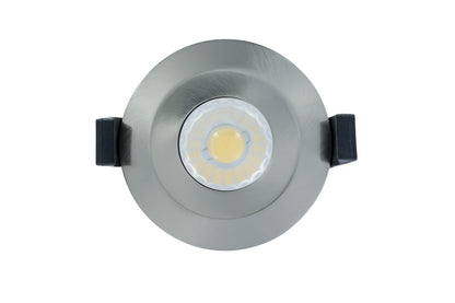 LOW-PROFILE FIRE RATED DOWNLIGHT 70-75MM CUTOUT IP65 520LM 6W 4000K 36 BEAM DIMMABLE 86LM/W SATIN NICKEL INTEGRAL - ILDLFR70B015
