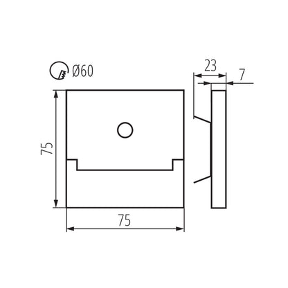 Staircase LED light fitting SABIK