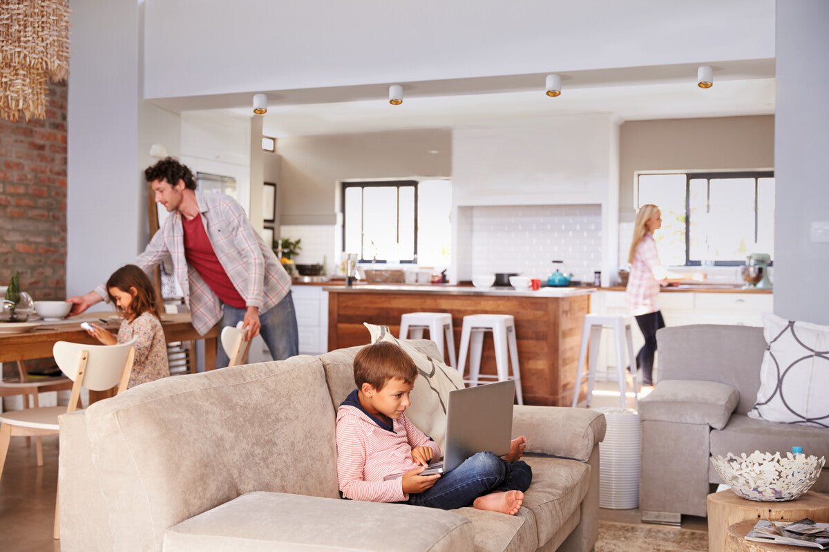 Ceiling-mounted spotlight fitting RITI