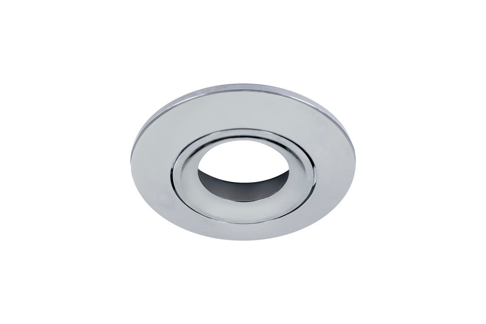 LUXFIRE FIRE RATED TILTABLE DOWNLIGHT POLISHED CHROME BEZEL INTEGRAL - ILDLFR92C011