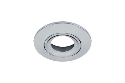 LUXFIRE FIRE RATED TILTABLE DOWNLIGHT POLISHED CHROME BEZEL INTEGRAL - ILDLFR92C011