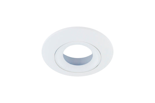 LUXFIRE FIRE RATED TILTABLE DOWNLIGHT WHITE BEZEL INTEGRAL - ILDLFR92C019
