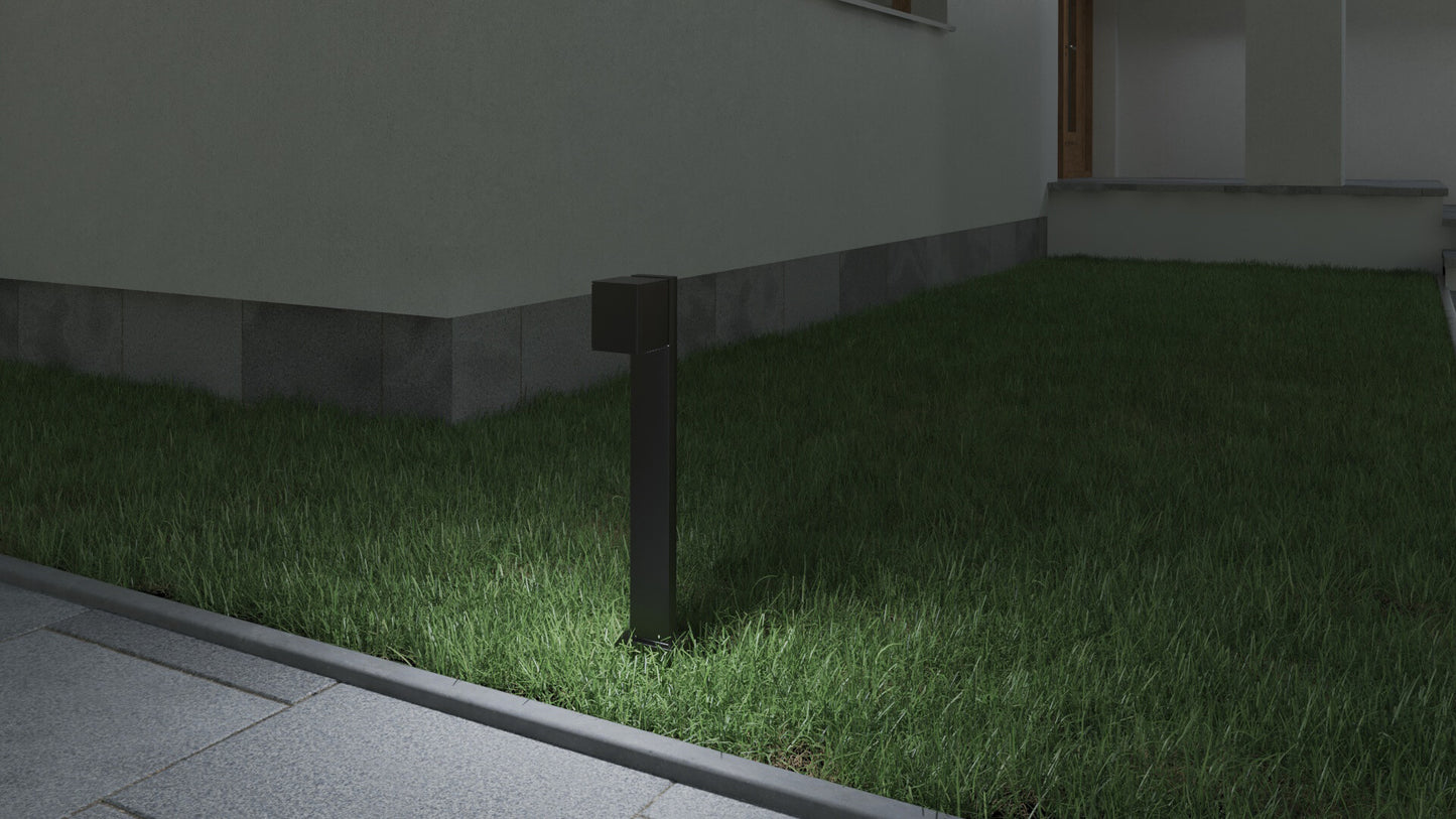 Garden light fitting with replaceable light source GORI