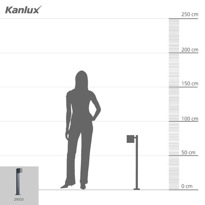 Garden light fitting with replaceable light source GORI