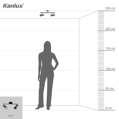 Wall & ceiling lighting fitting MILENO