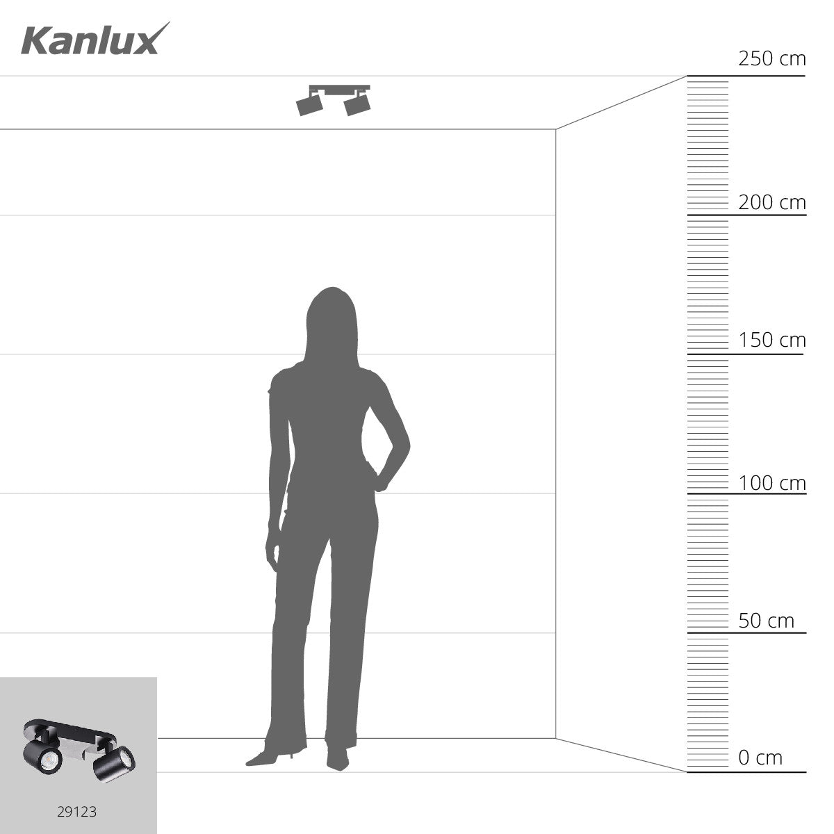 Wall & ceiling lighting fitting LAURIN