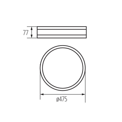 Ceiling light fitting JASMIN