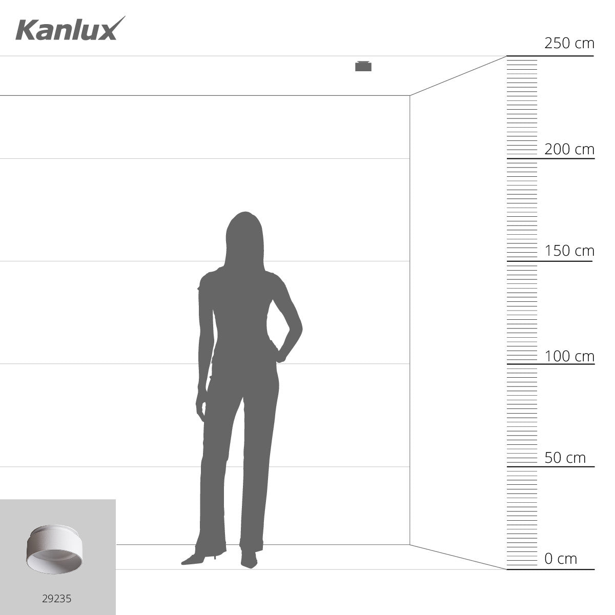 Ring for spotlight fittings GOVIK