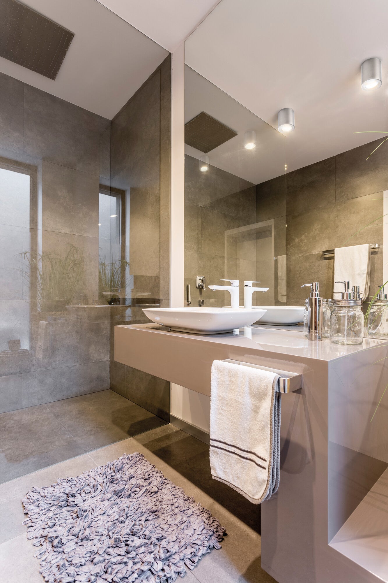 Ceiling-mounted spotlight fitting SANI IP44