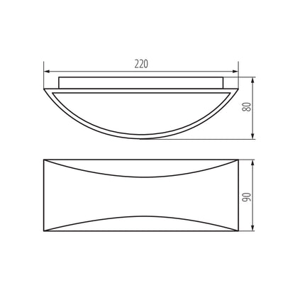 Facade luminaire BISO LED