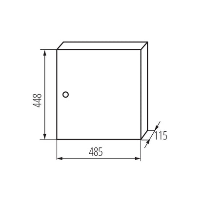 Metal distribution board KP-DB-I-MS