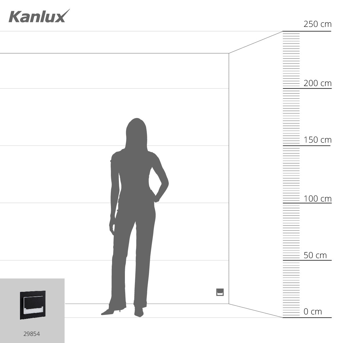 Staircase LED light fitting SABIK LED