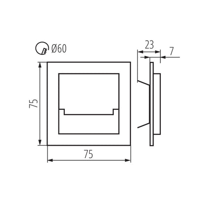Staircase LED light fitting SABIK LED