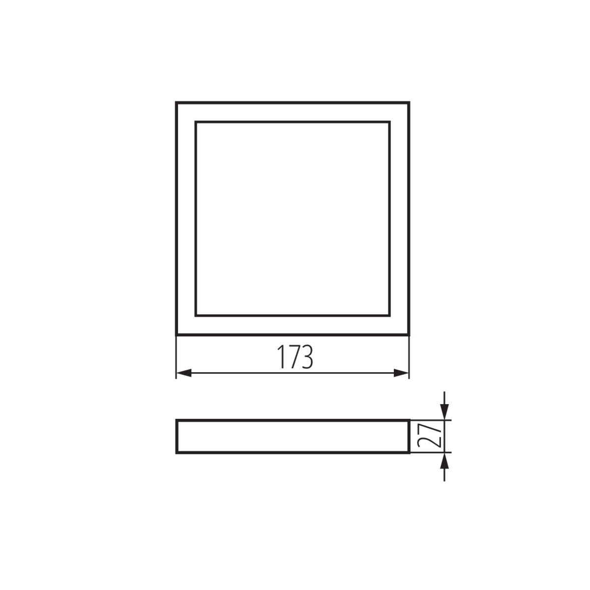Accessory for downlight fittings SP FRAME N