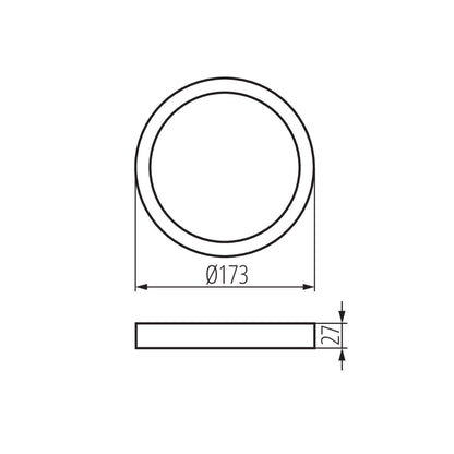 Accessory for downlight fittings SP FRAME N
