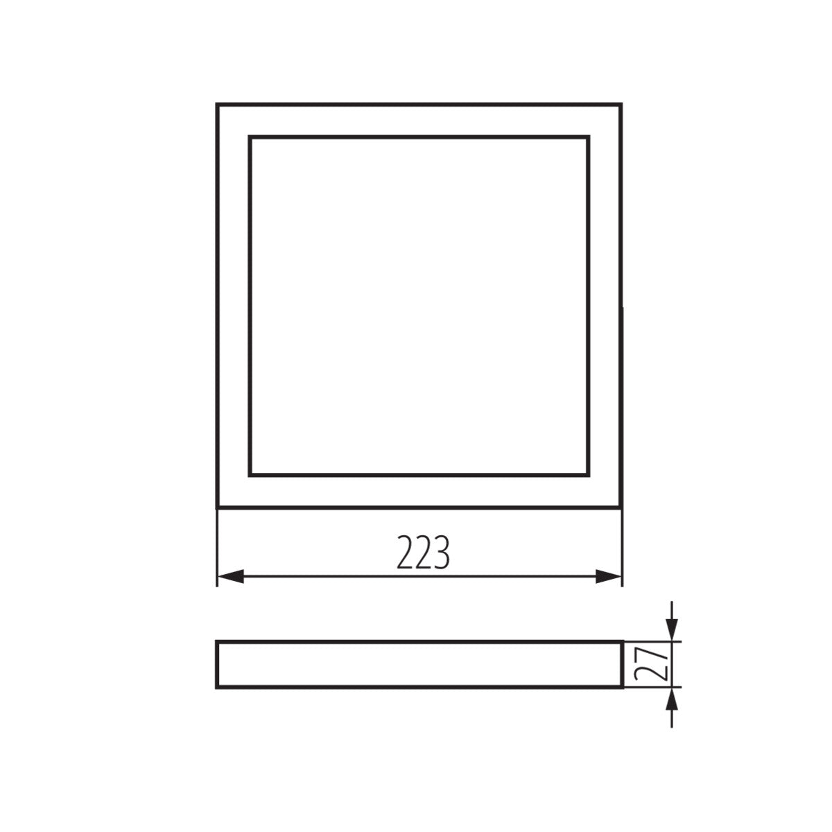 Accessory for downlight fittings SP FRAME N