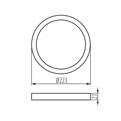 Accessory for downlight fittings SP FRAME N