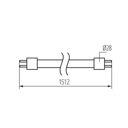 LED light source T8 N LED