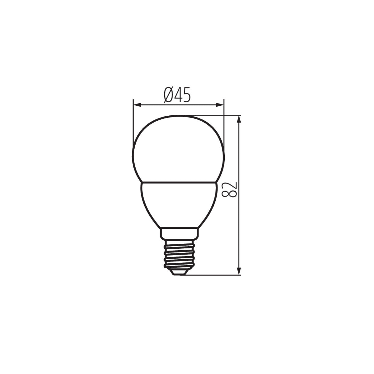 LED light source G45 N