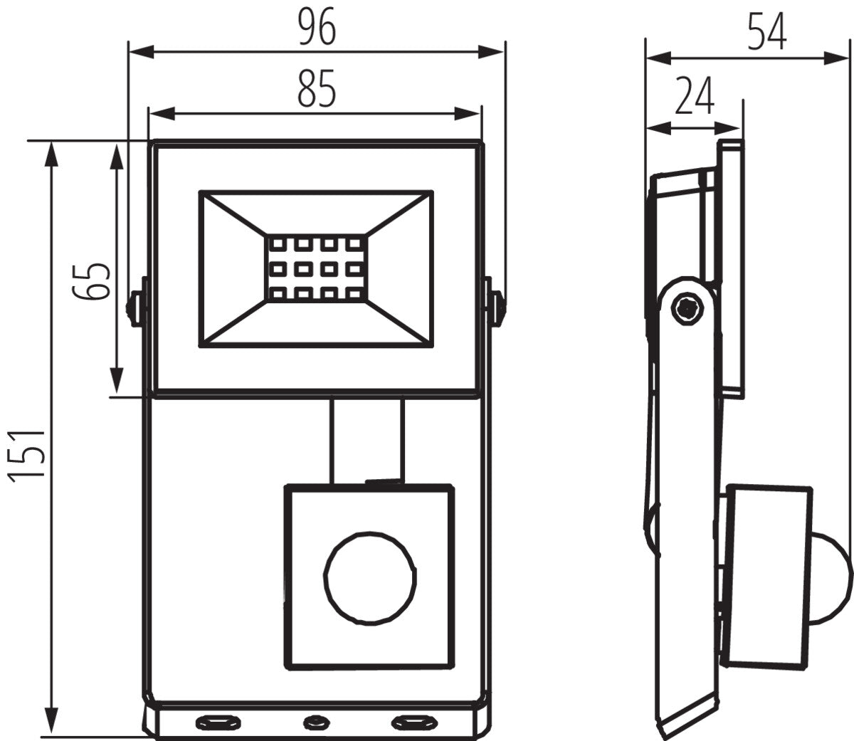 LED floodlight GRUN NV