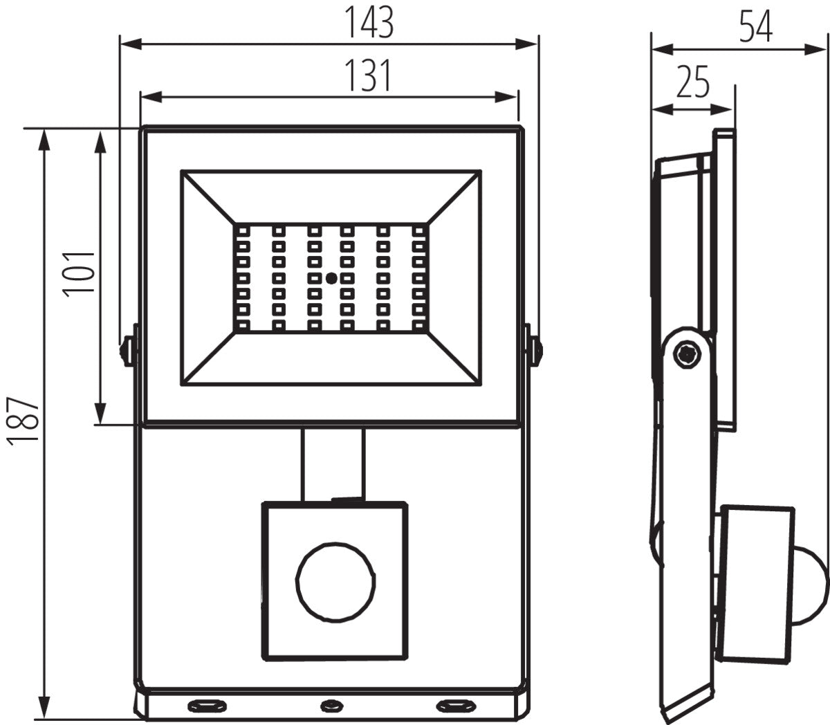LED floodlight GRUN NV