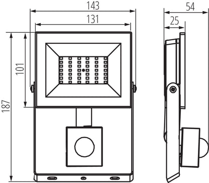 LED floodlight GRUN NV