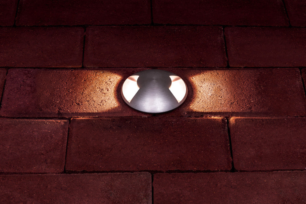 OUTDOOR IN GROUND UPLIGHT WITH H2O STOP IP67 52LM 4.5W 3000K PATHLIGHT 2 WAY BRUSHED ALUMINIUM INTEGRAL - ILGDA004