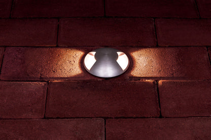 OUTDOOR IN GROUND UPLIGHT WITH H2O STOP IP67 52LM 4.5W 3000K PATHLIGHT 2 WAY BRUSHED ALUMINIUM INTEGRAL - ILGDA004
