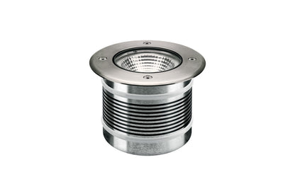 OUTDOOR IN GROUND UPLIGHT WITH H2O STOP IP67 1270LM 20.5W 3000K UPLIGHT 35° STAINLESS STEEL WITH H2O STOP INTEGRAL - ILGDA007