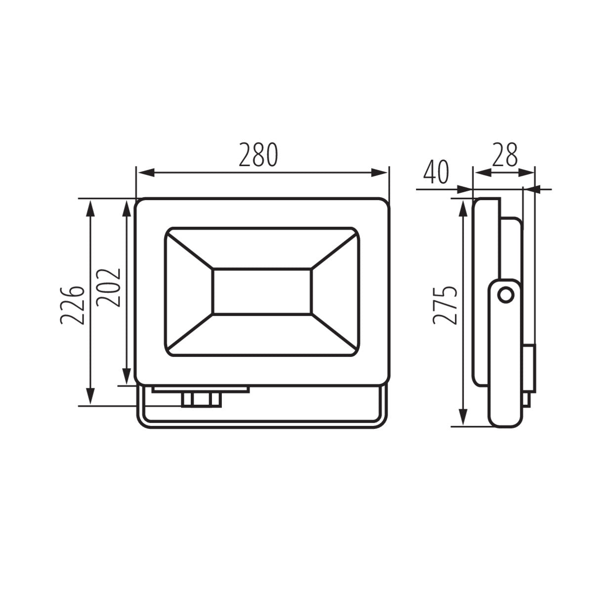 LED floodlight ANTEM LED